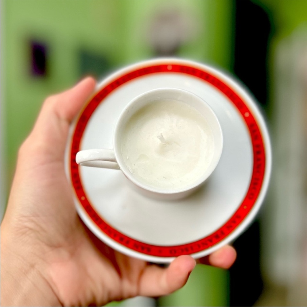 San Francisco Cable Car Souvenir Cup and Saucer Mini Espresso Candle Decor Art - Picture 6 of 8